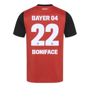 Bayer Leverkusen Victor Boniface #22 Replika Hjemmebanetrøje 2024-25 Kortærmet